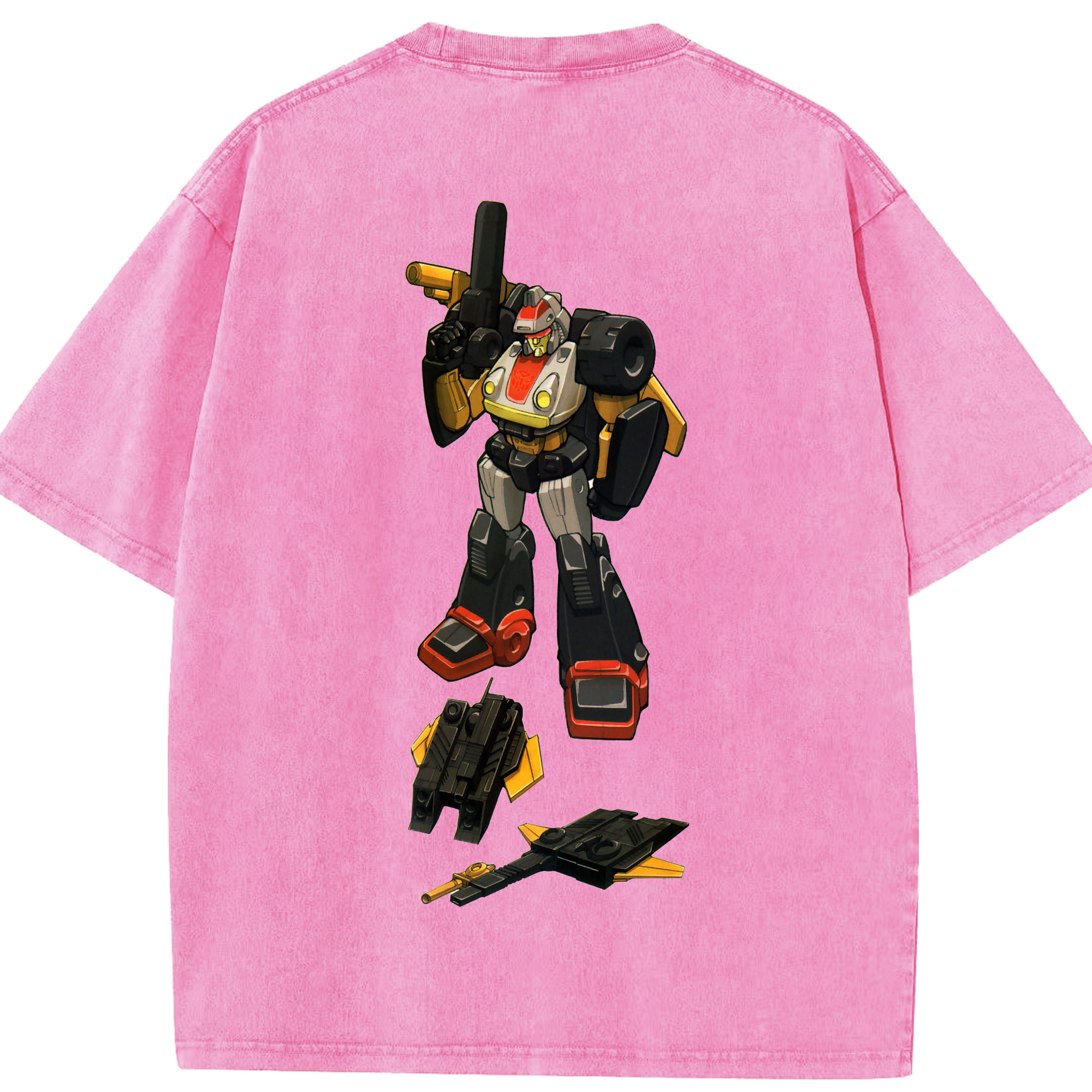 （画像用）  綿100% ヴィンテージ風 半袖Tシャツ（背面プリント）